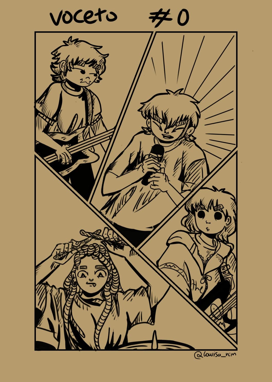Comision ilustrada de LOWISA